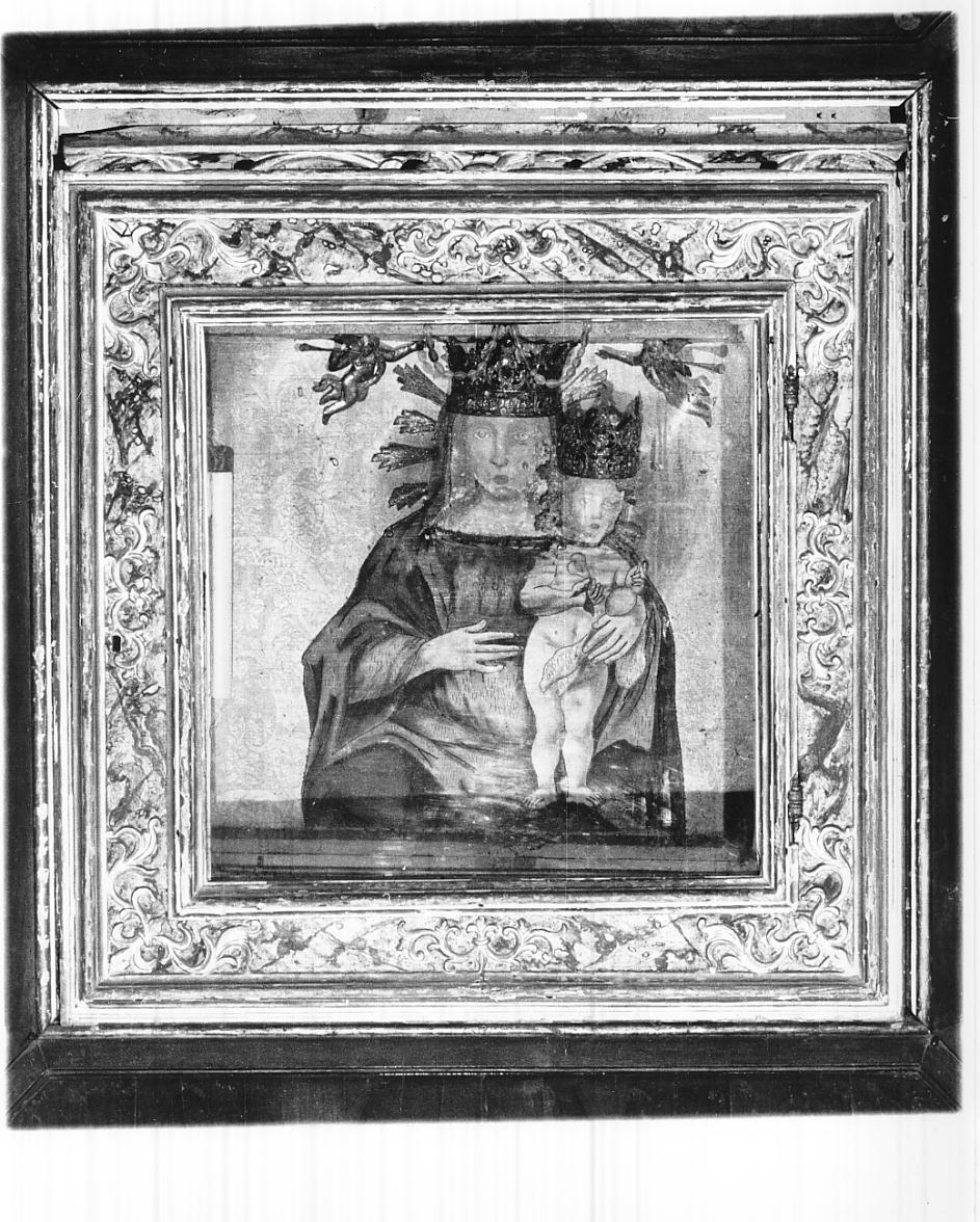 Madonna con Bambino (dipinto, opera isolata) - ambito italiano (prima metà, prima metà sec. XV, sec. XVIII)