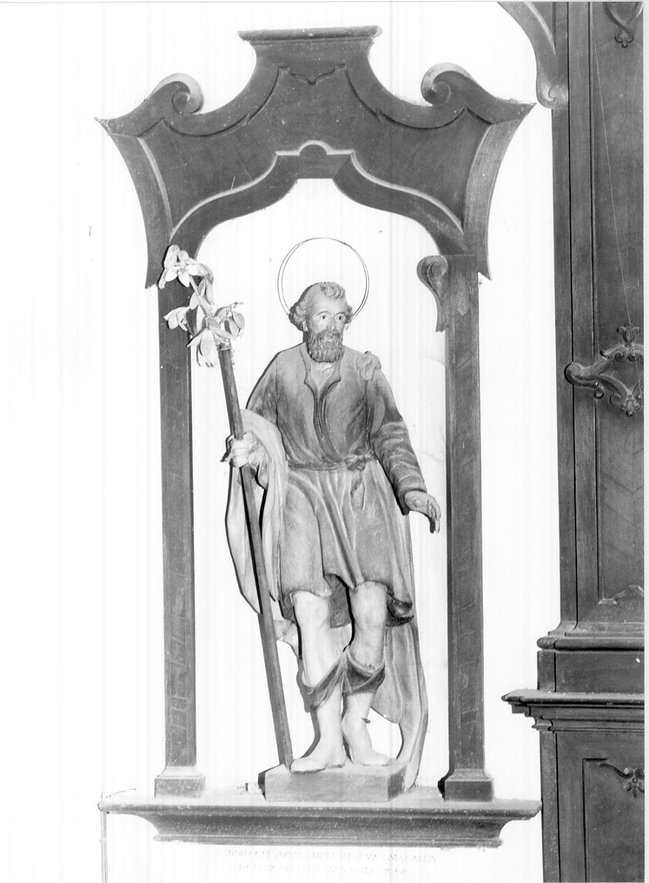 San Giuseppe (statua, opera isolata) - ambito italiano (seconda metà sec. XVII)