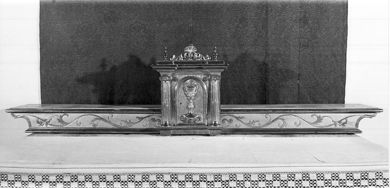 mostra d'altare, opera isolata - ambito italiano (sec. XVIII)