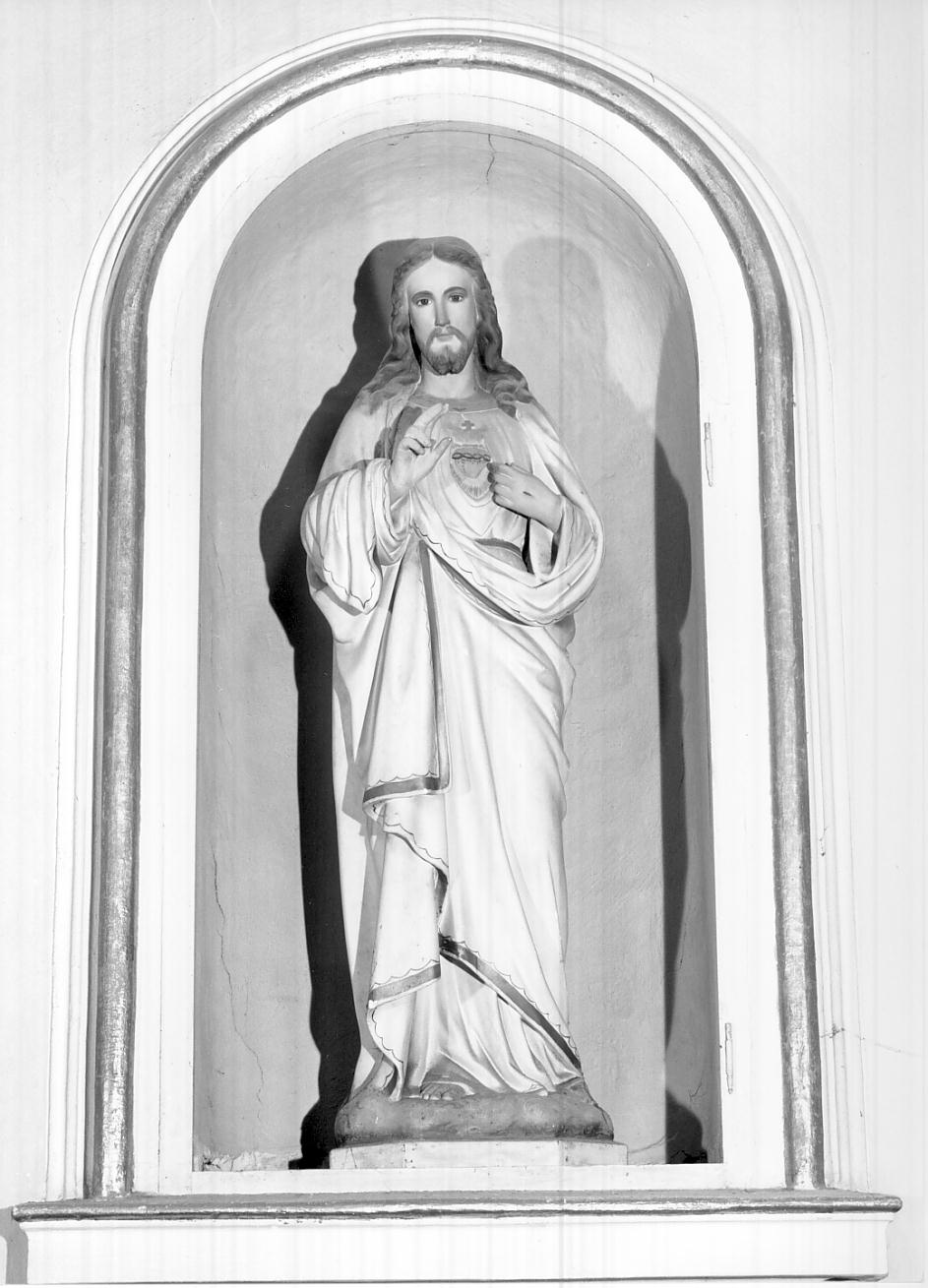 Sacro Cuore di Gesù (statua, opera isolata) - produzione lombarda (sec. XX)