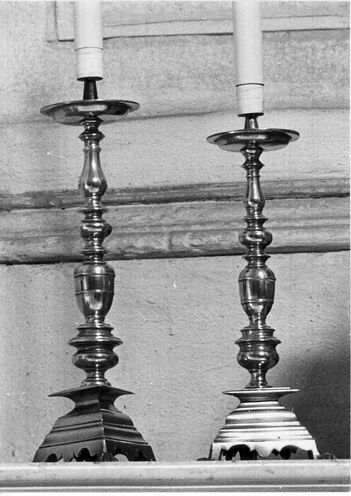 candeliere, serie - ambito italiano (sec. XVII)