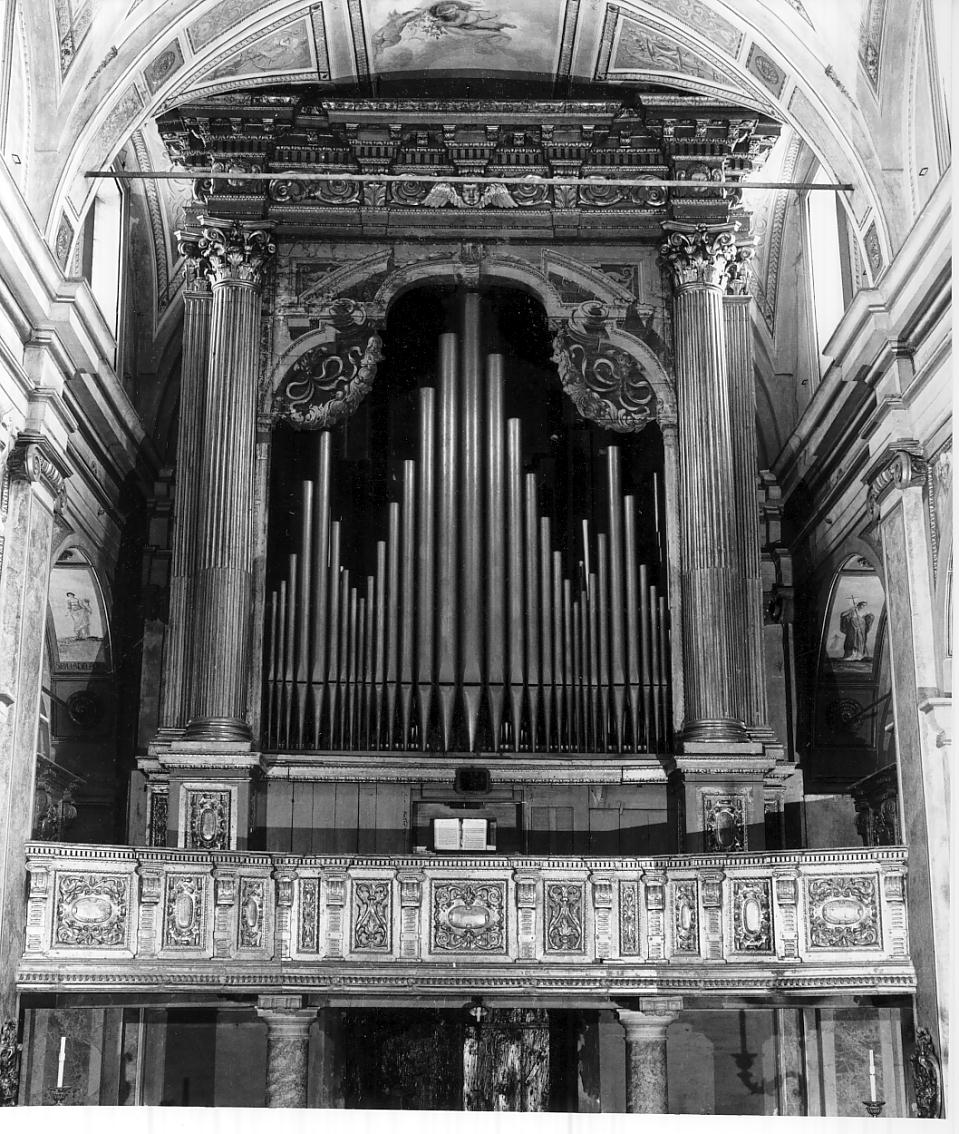 cassa d'organo, opera isolata di Serazzi Fratelli Antonio e Francesco (seconda metà sec. XVIII)