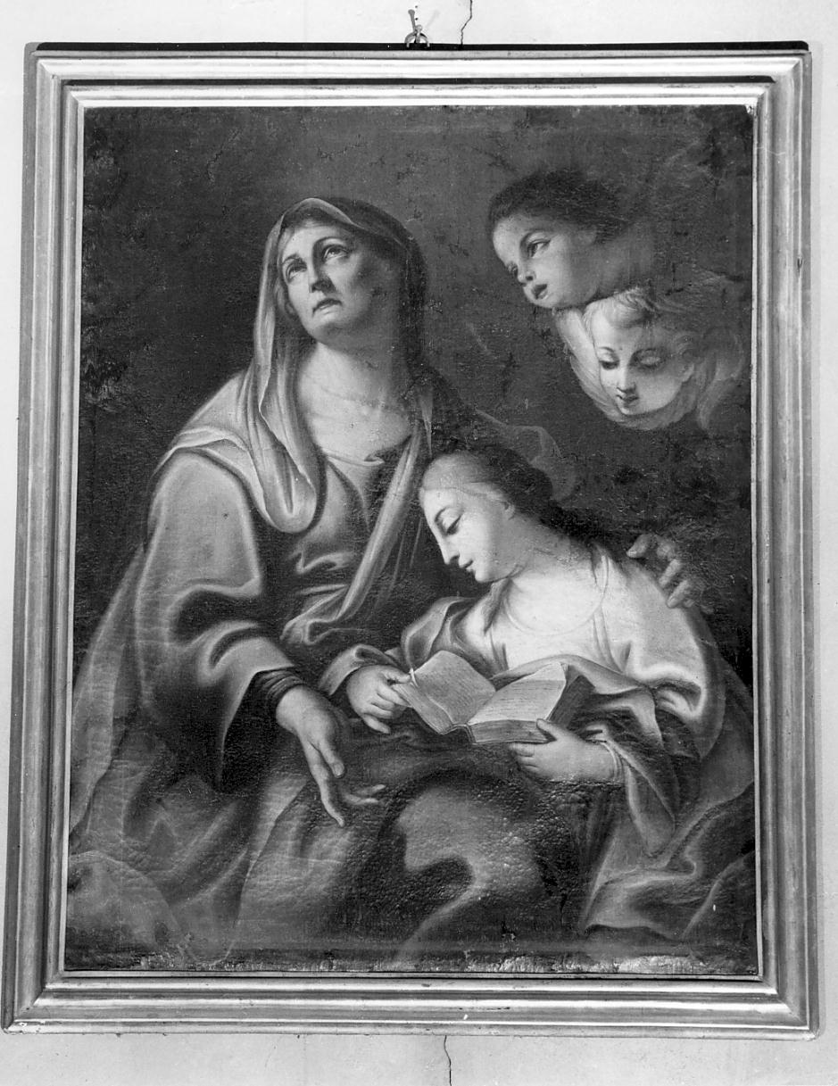 educazione di Maria Vergine (dipinto, opera isolata) - ambito cremonese (sec. XVIII)
