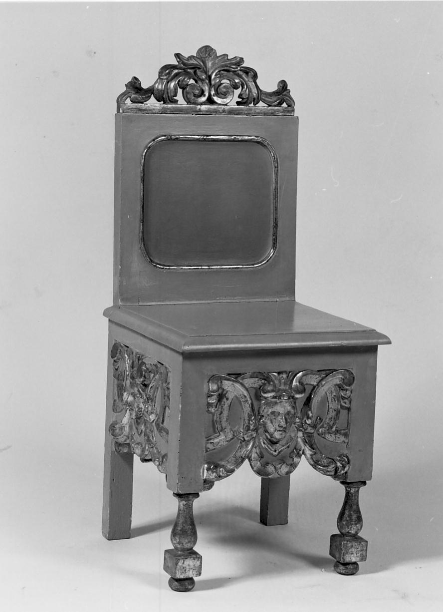 sedia, serie - manifattura cremonese (fine/inizio secc. XIX/ XX)