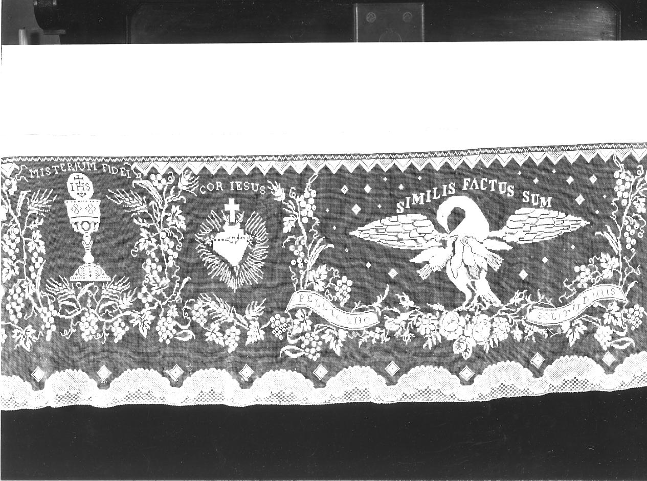 tovaglia d'altare, opera isolata - manifattura cremonese (sec. XIX)