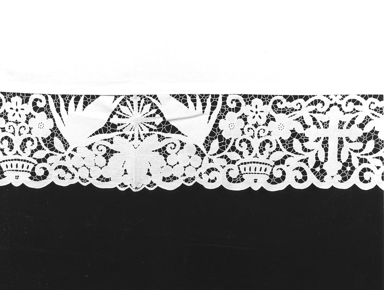 tovaglia d'altare, opera isolata - manifattura cremonese (primo quarto sec. XX)