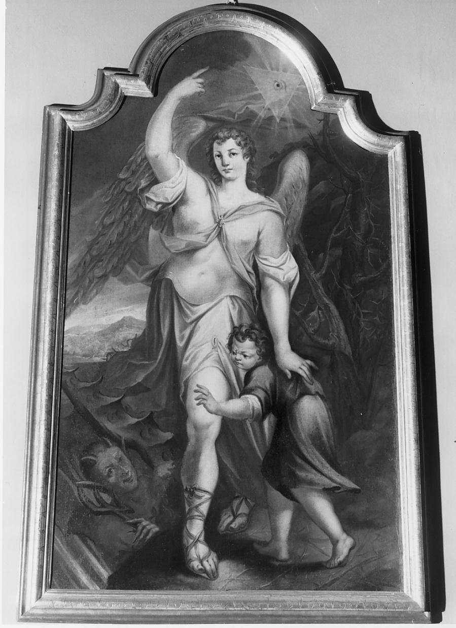 Angelo custode (dipinto) - ambito emiliano (fine sec. XVIII)