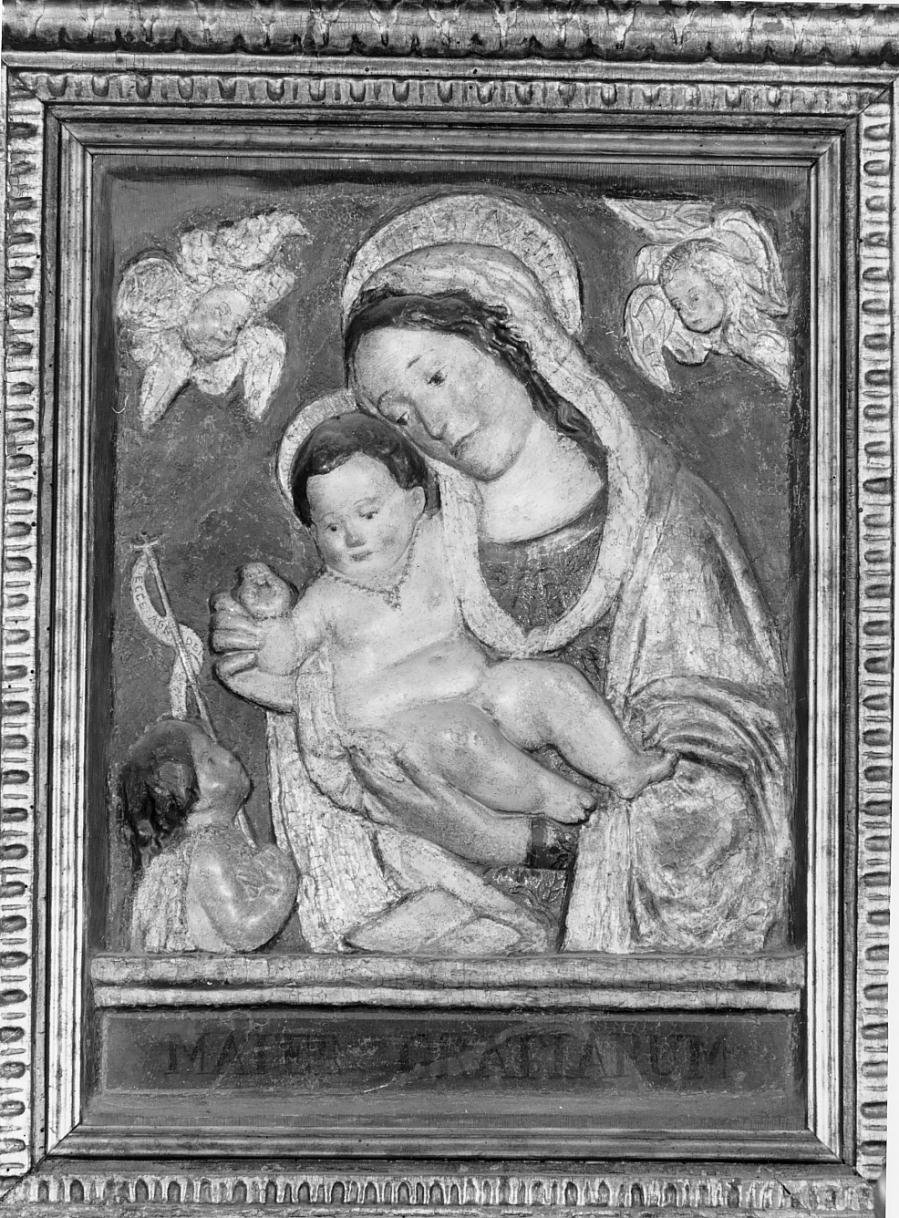 Madonna con Bambino e San Giovannino (rilievo) - ambito mantovano (inizio sec. XVI)