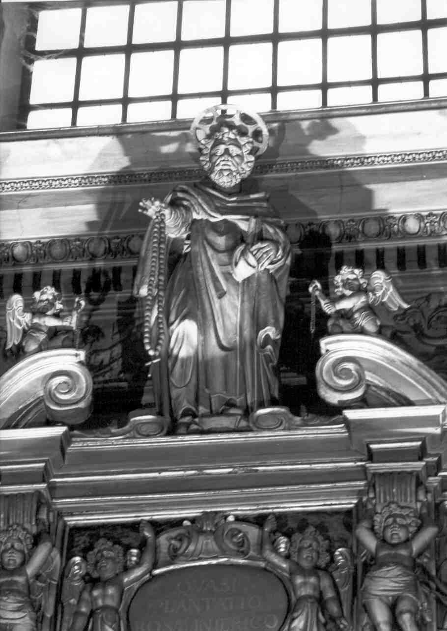 San Domenico (statua, elemento d'insieme) di Rivolta Bernardo (sec. XVII)
