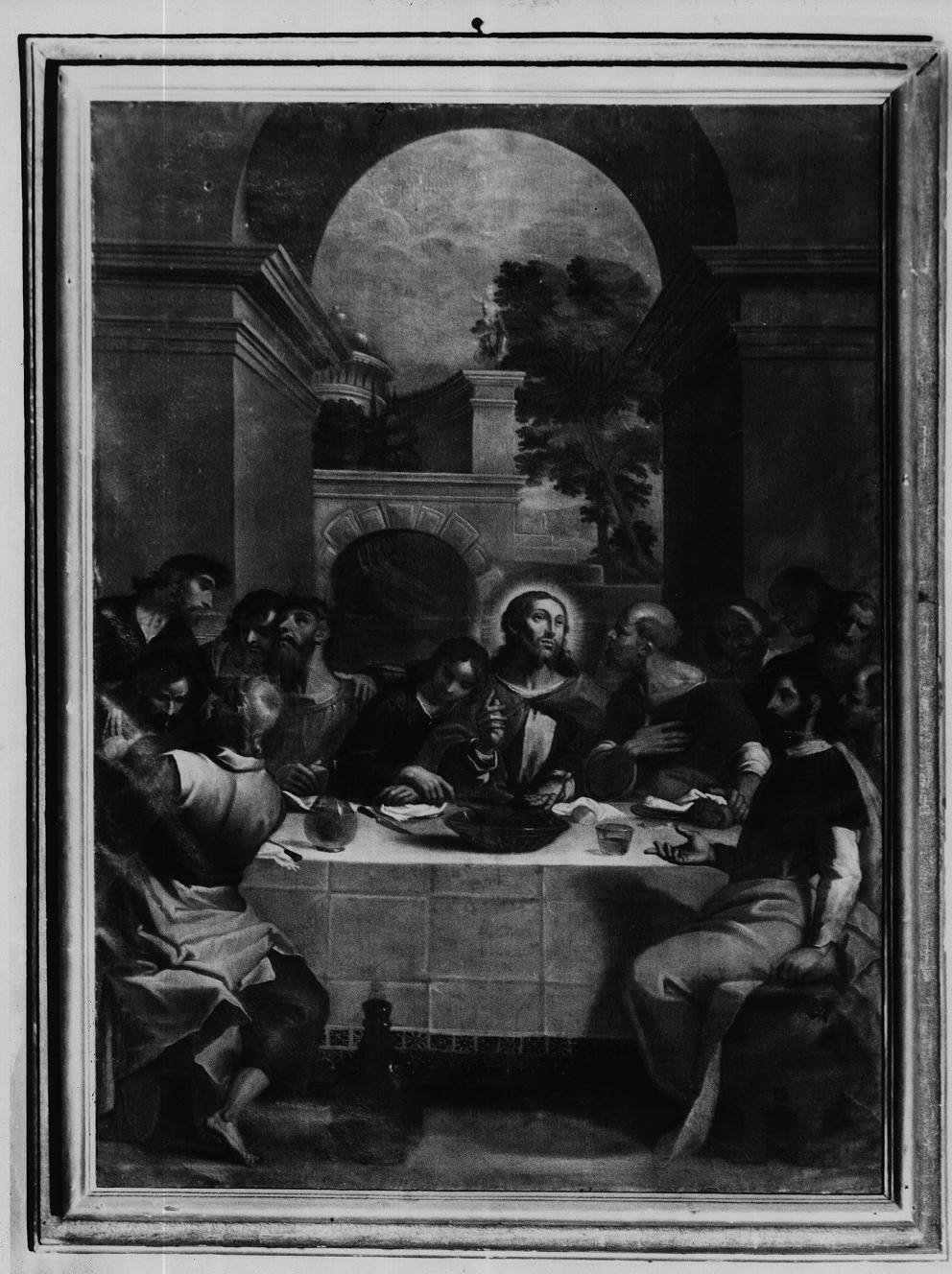 ultima cena (dipinto, opera isolata) - ambito italiano (sec. XVI)