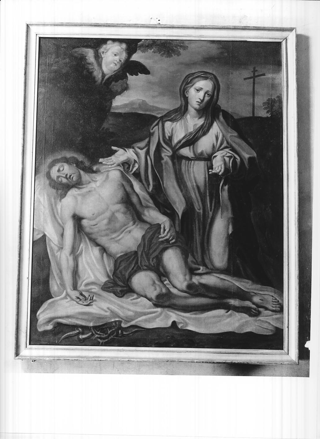 Pietà (dipinto, opera isolata) - ambito emiliano (?) (fine/inizio secc. XVII/ XVIII)