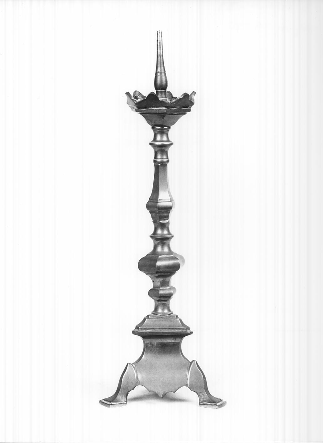candeliere, serie - produzione lombarda, ambito cremonese (seconda metà sec. XIX)