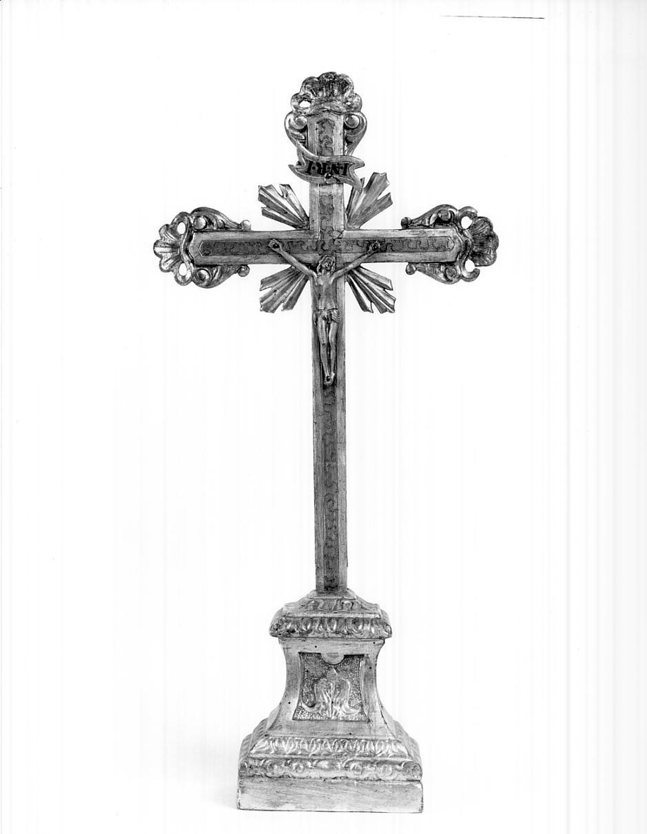 croce, opera isolata - bottega cremonese (prima metà sec. XIX)