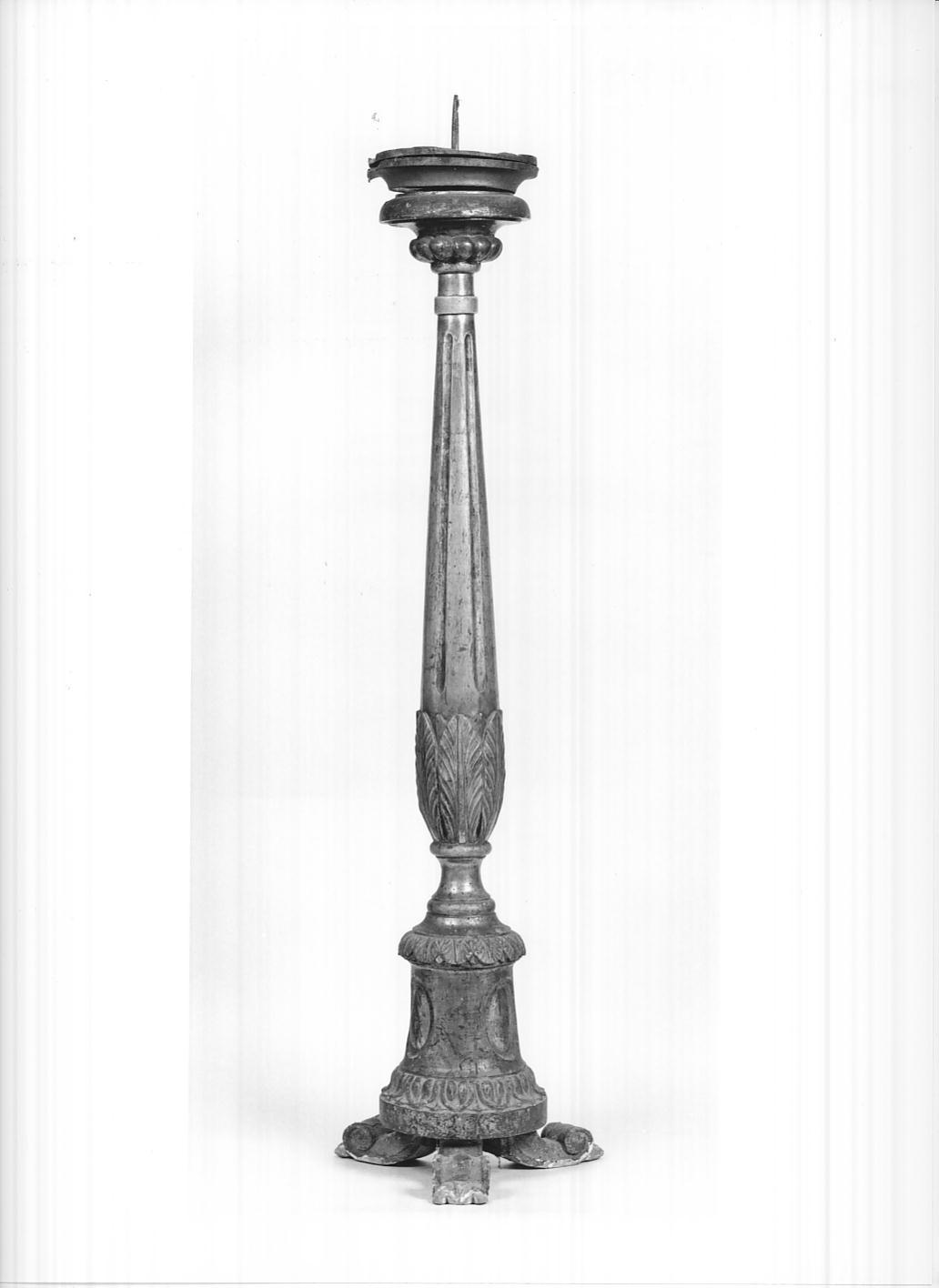 candelabro, serie - bottega cremonese (prima metà sec. XIX)