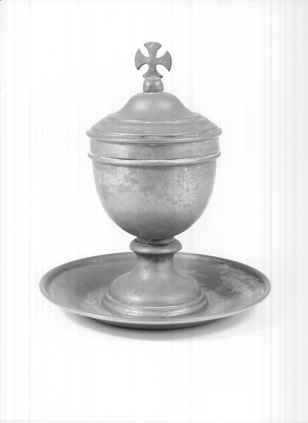 vasetto per la purificazione, opera isolata - produzione lombarda (seconda metà sec. XIX)