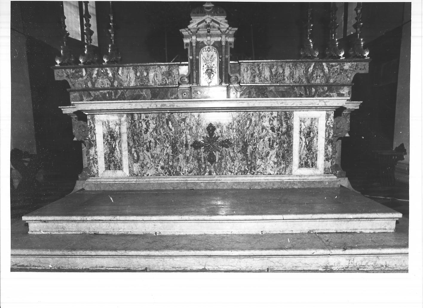 altare maggiore, opera isolata - ambito lombardo (sec. XVII)