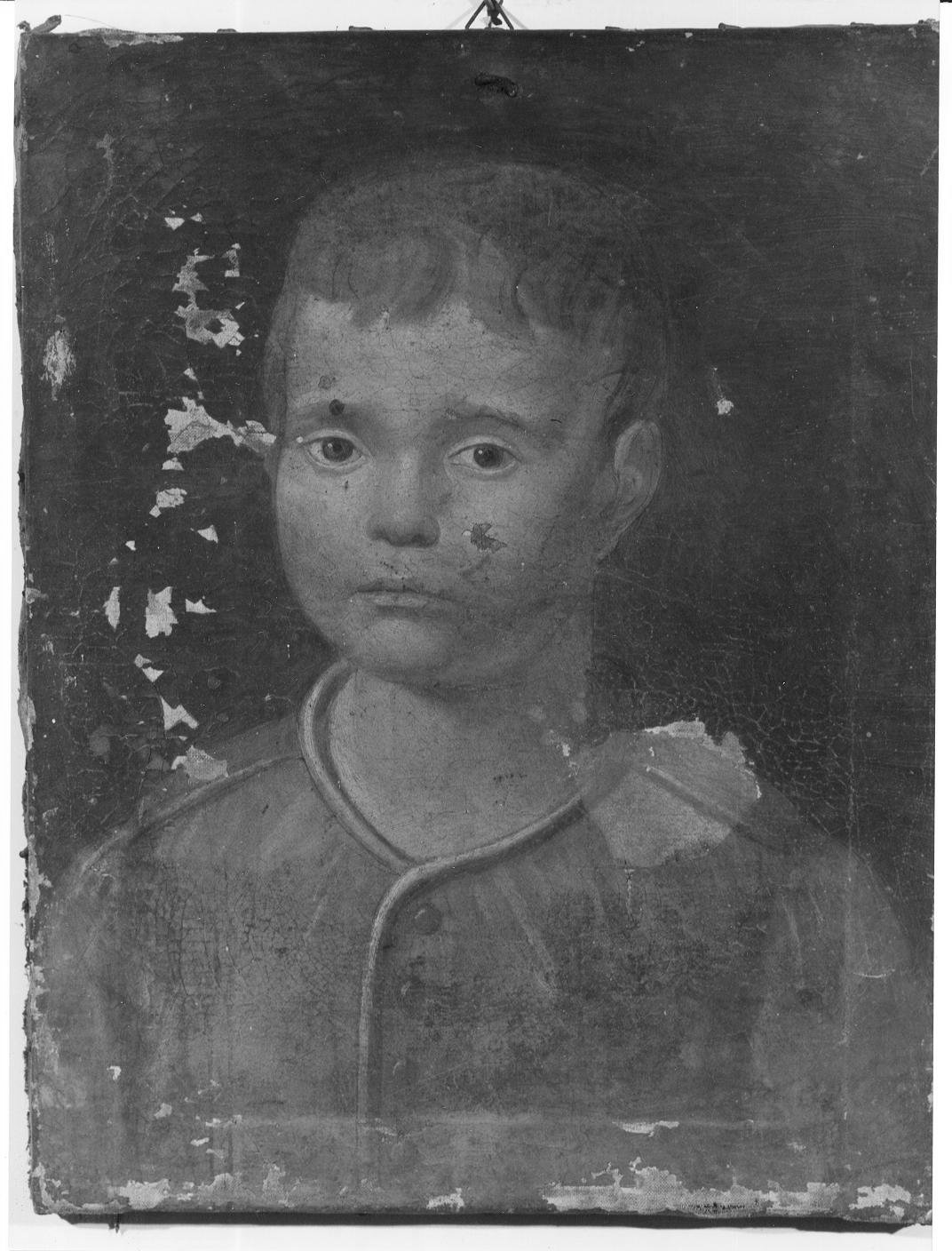 ritratto di bambino (dipinto, opera isolata) - ambito italiano (metà sec. XIX)