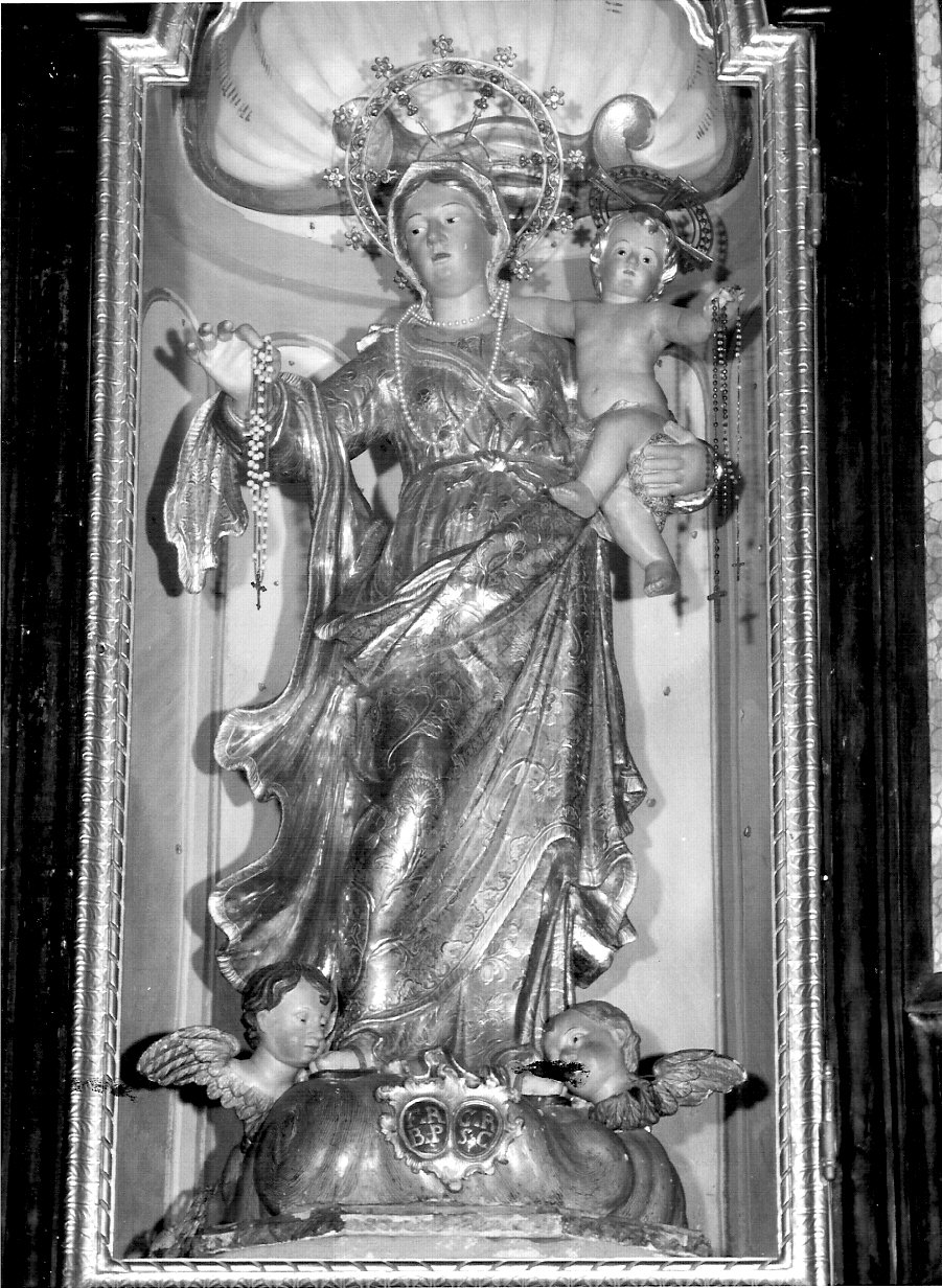 Madonna con Bambino (scultura, opera isolata) - bottega lombarda (sec. XVIII)