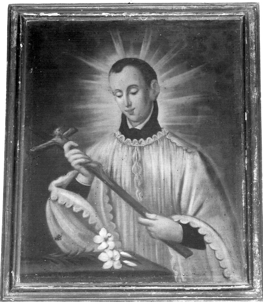 San Luigi Gonzaga (dipinto, opera isolata) - ambito lombardo (sec. XIX)