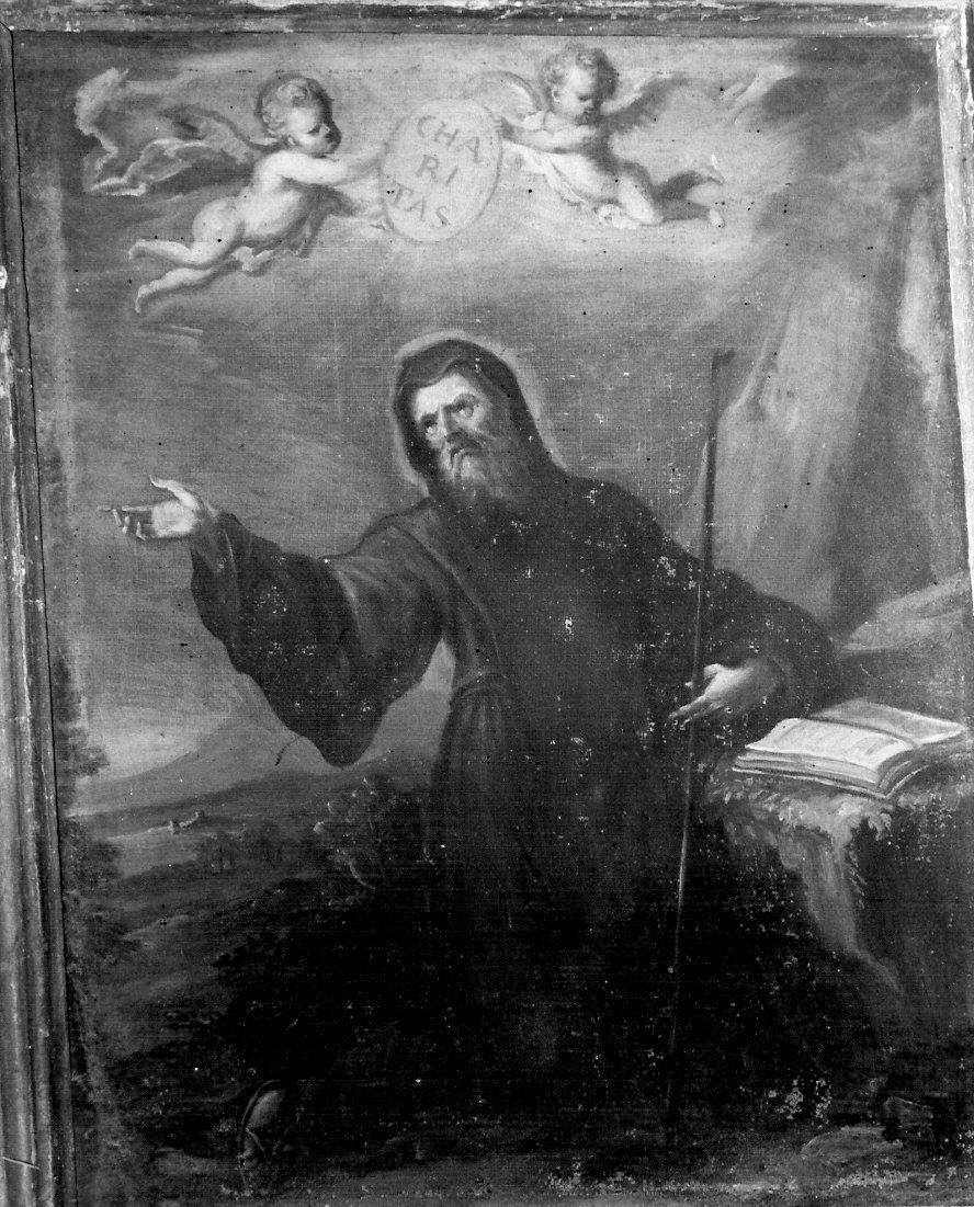 Sant'Antonio Abate (dipinto, opera isolata) - ambito lombardo (prima metà sec. XVIII)