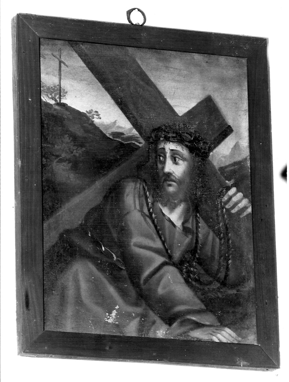 Cristo portacroce (dipinto, opera isolata) - ambito lombardo (sec. XVII)