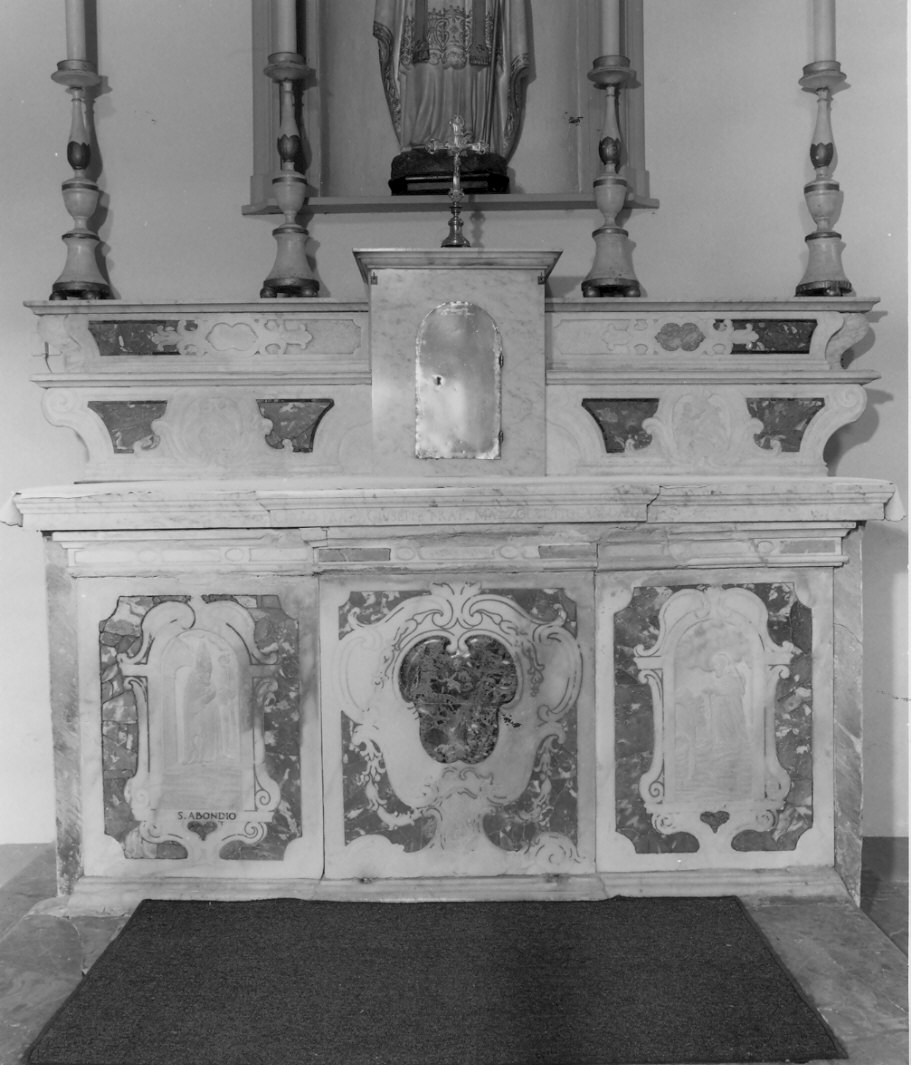altare maggiore, opera isolata - bottega lombarda (seconda metà sec. XVII)