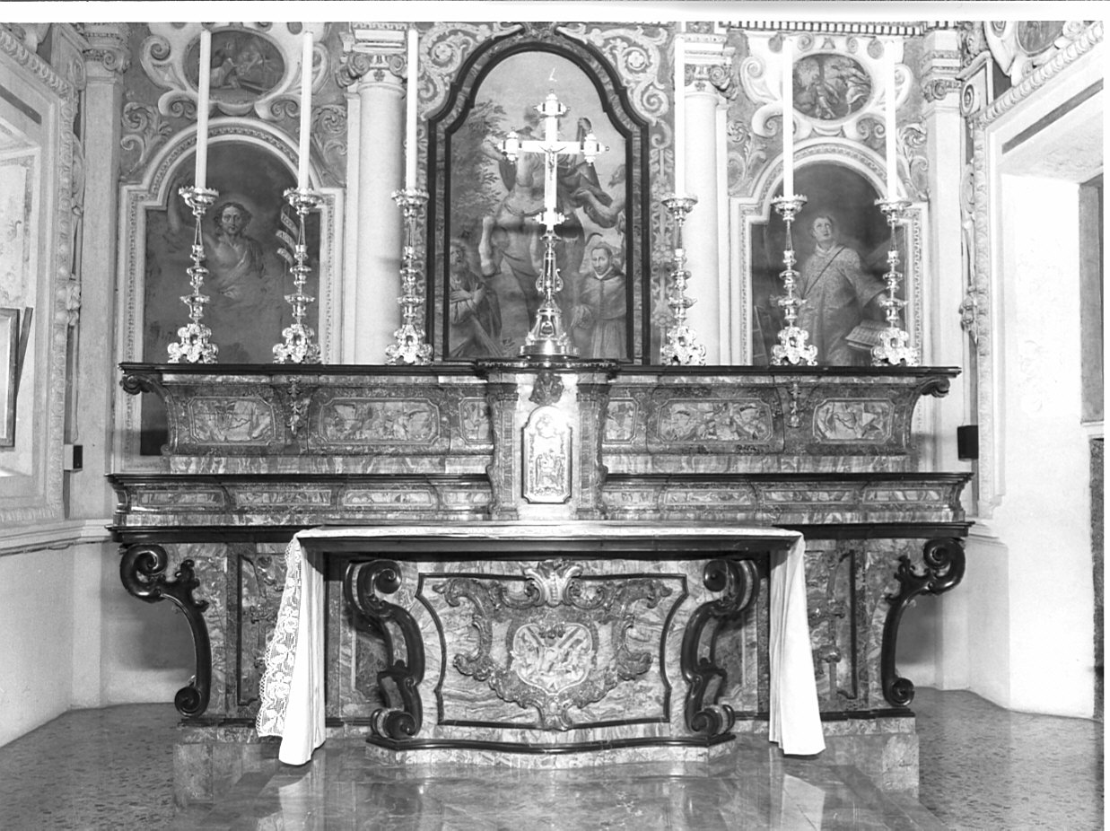 altare maggiore, opera isolata di Porini A (sec. XVIII)