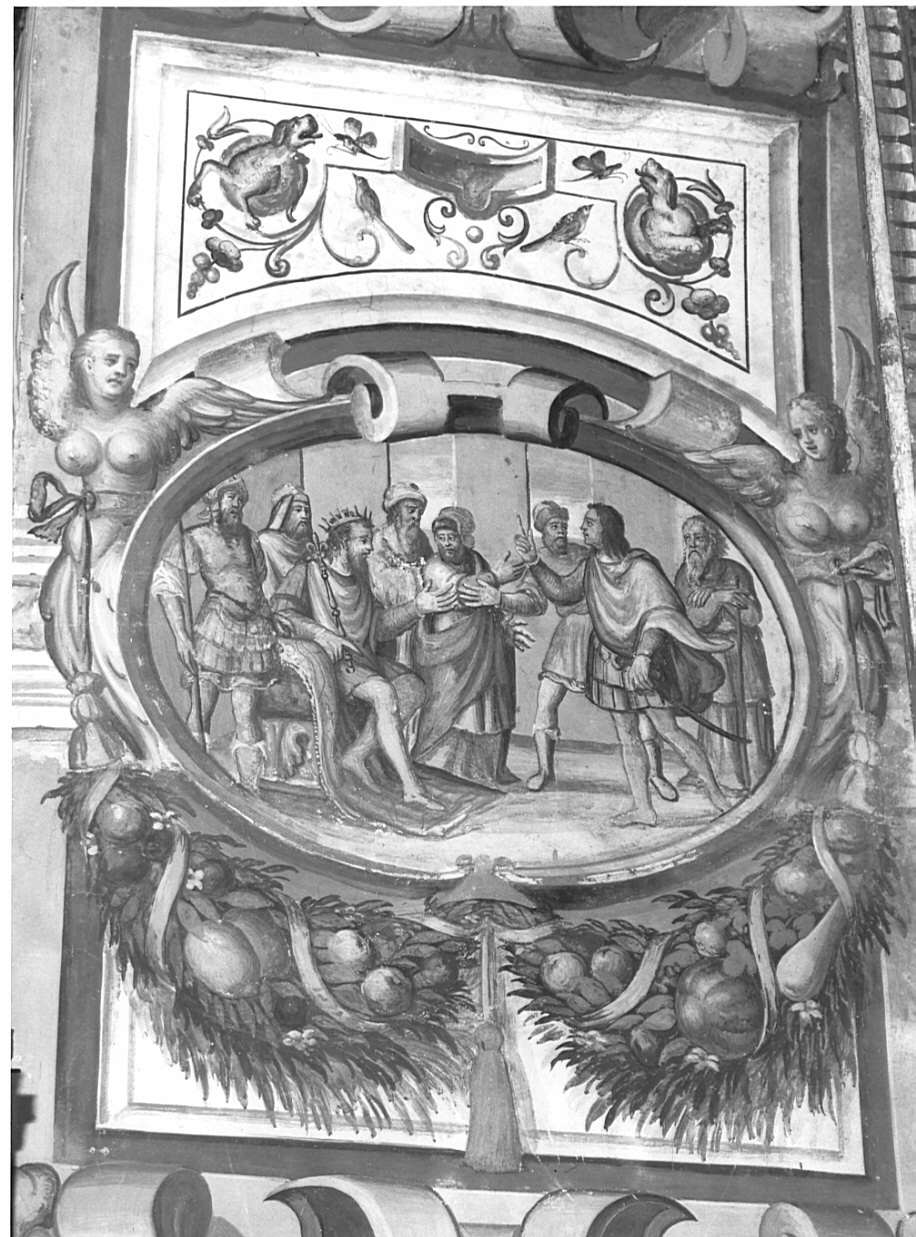 San Rocco processato (dipinto, elemento d'insieme) - ambito lombardo (sec. XVII)
