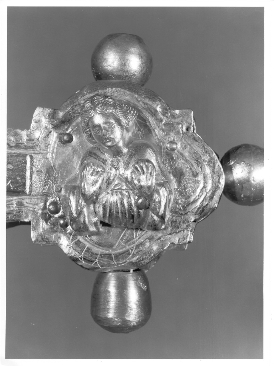 San Giovanni Evangelista (decorazione plastica, elemento d'insieme) - bottega lombarda (fine/inizio secc. XV/ XVI)