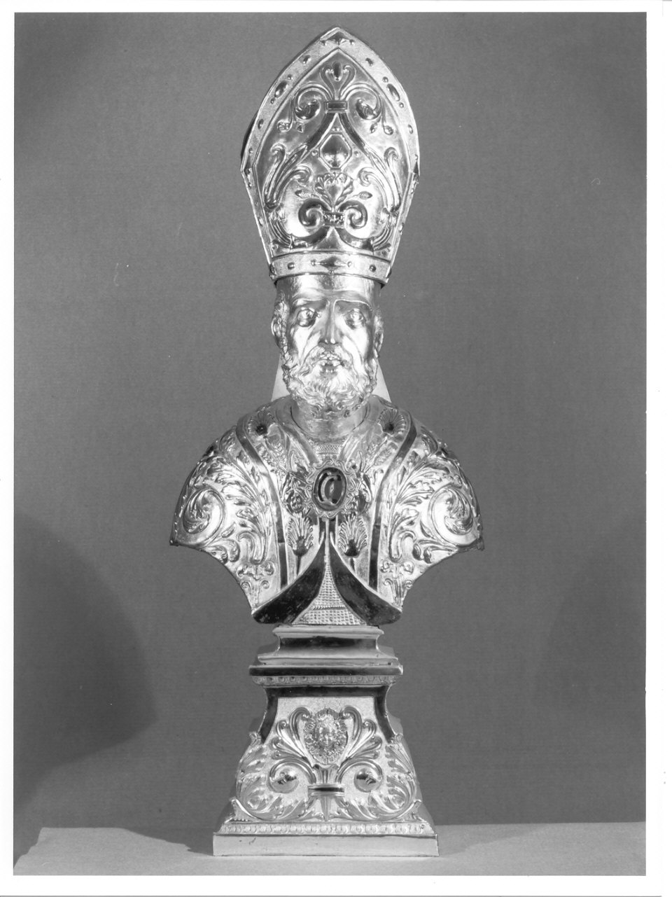 reliquiario - a busto, insieme - ambito lombardo (sec. XVIII)