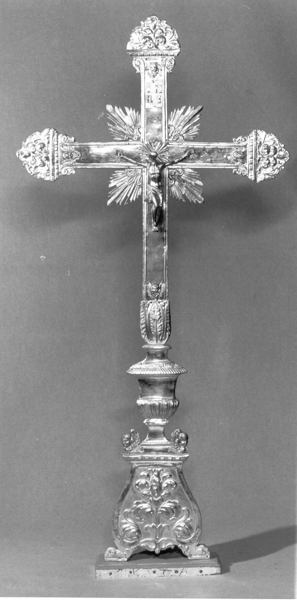croce d'altare, opera isolata - ambito lombardo (sec. XIX)