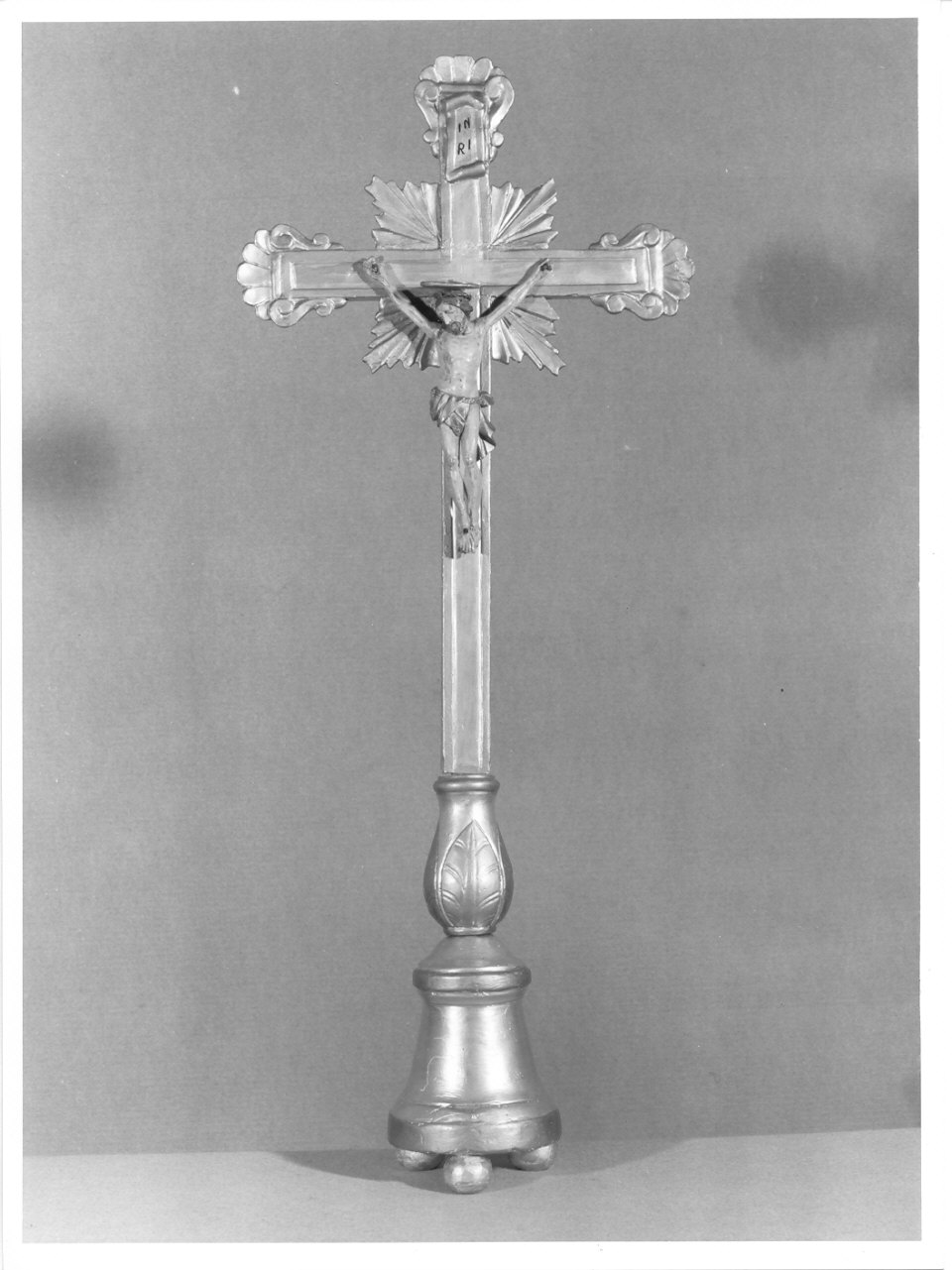 croce d'altare, opera isolata - ambito lombardo (seconda metà sec. XIX)