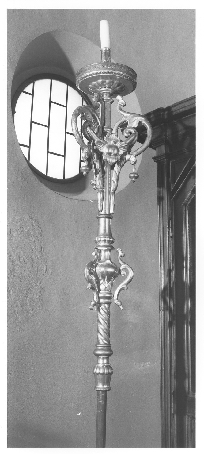 candelabro portatile, serie - ambito lombardo (sec. XVIII)