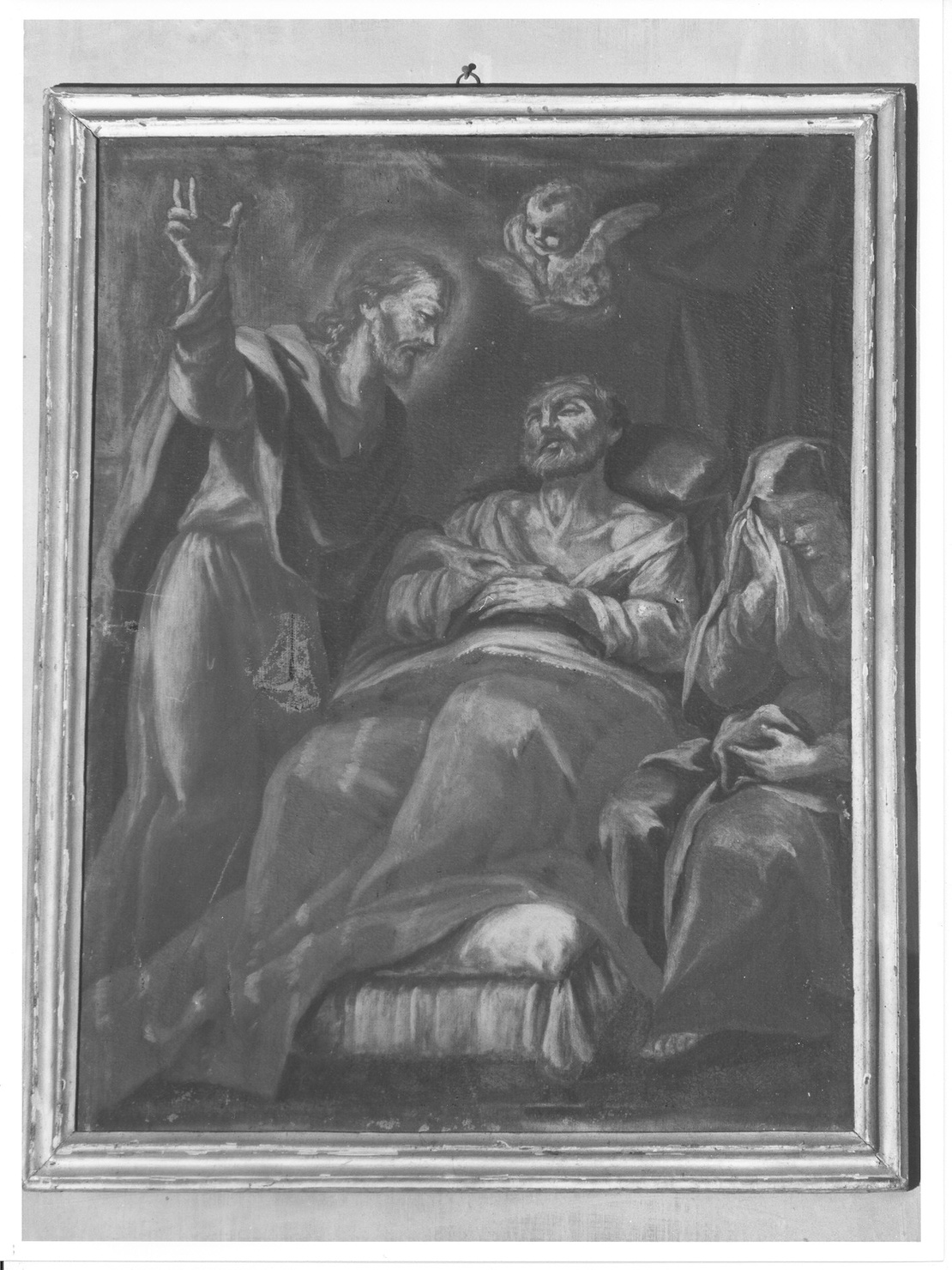 morte di San Giuseppe (dipinto, opera isolata) - ambito lombardo (sec. XVIII)