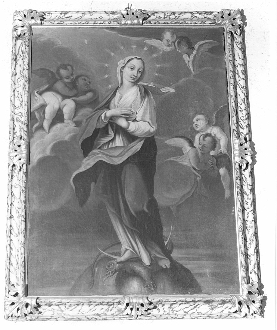 Immacolata Concezione (dipinto, opera isolata) - ambito lombardo (prima metà sec. XIX)