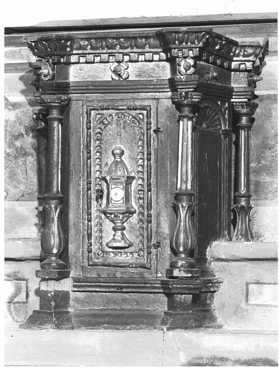 tabernacolo, elemento d'insieme - bottega lombarda (sec. XIX)