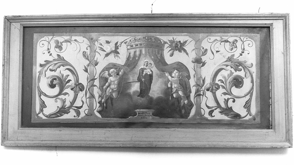 Madonna del Rosario (paliotto, opera isolata) - ambito comasco (sec. XIX)