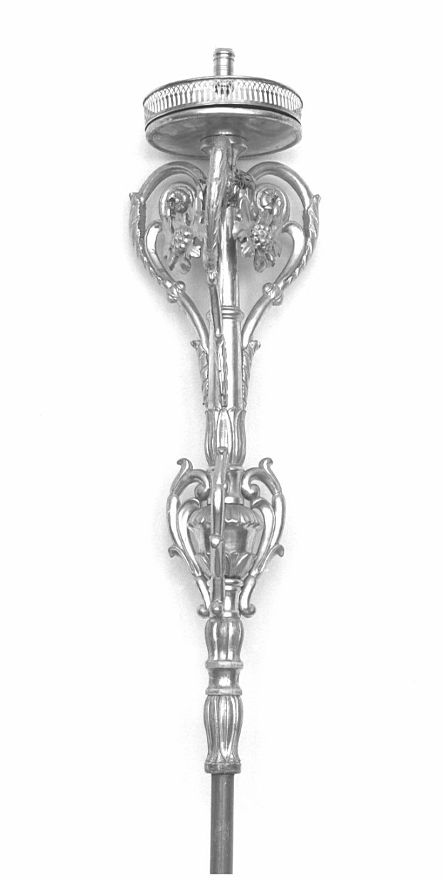 candelabro portatile, serie - bottega lombarda (ultimo quarto sec. XIX)