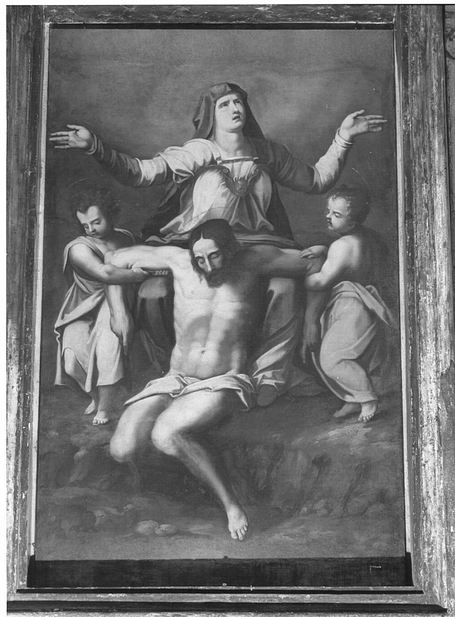 Pietà (dipinto, opera isolata) - ambito lombardo (primo quarto sec. XVII)