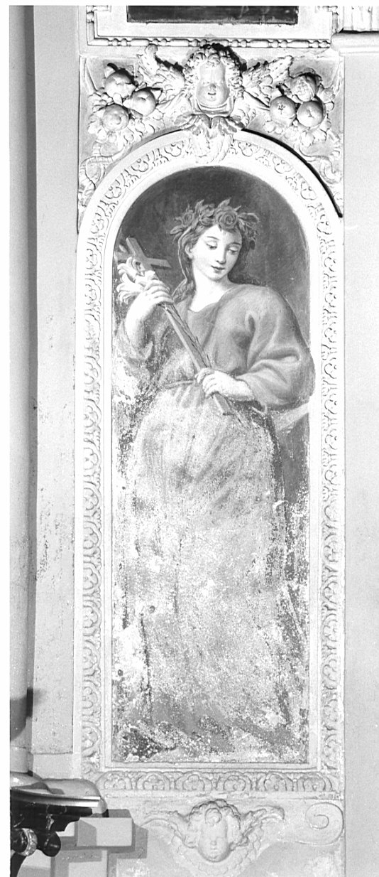 Santa Rosalia (dipinto, elemento d'insieme) di Quaglio Giulio (attribuito) (sec. XVIII)