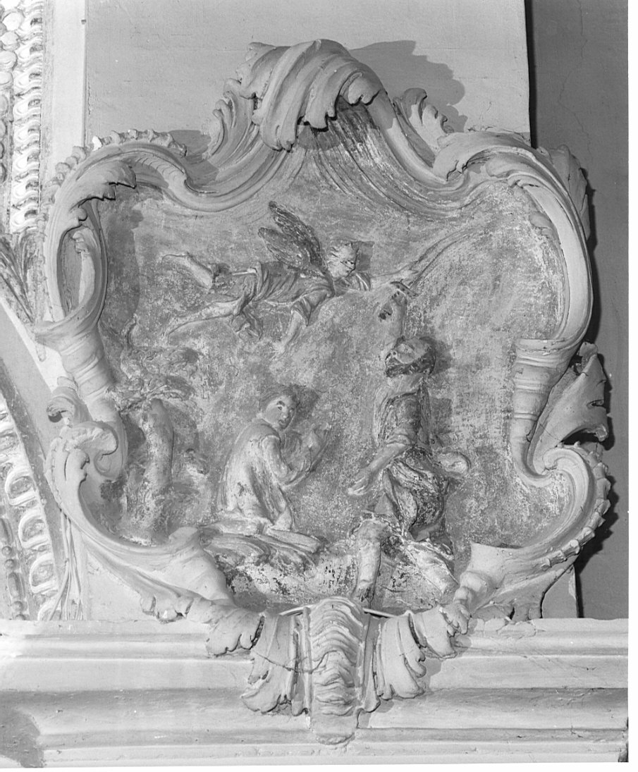 sacrificio di Isacco (decorazione plastica, elemento d'insieme) - bottega lombarda (sec. XVIII)