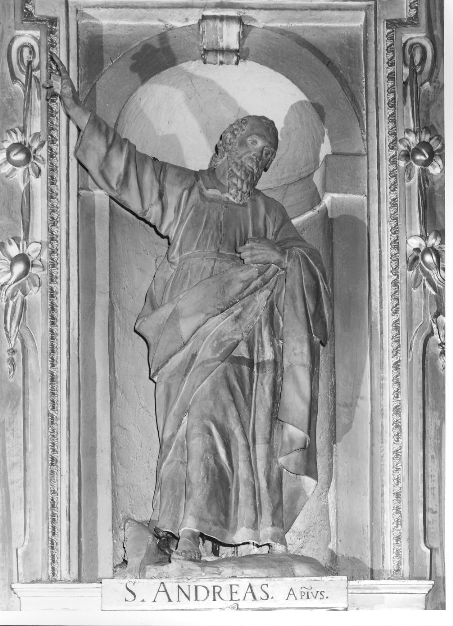 Sant'Andrea (statua, opera isolata) - bottega lombarda (inizio sec. XVII)
