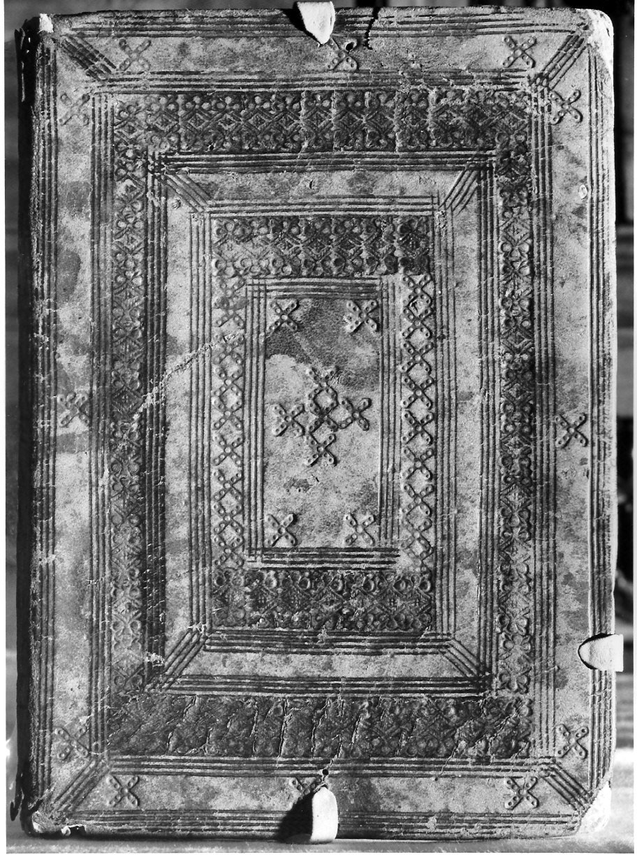 coperta di libro liturgico, opera isolata - bottega lombarda (fine/inizio secc. XV/ XVI)