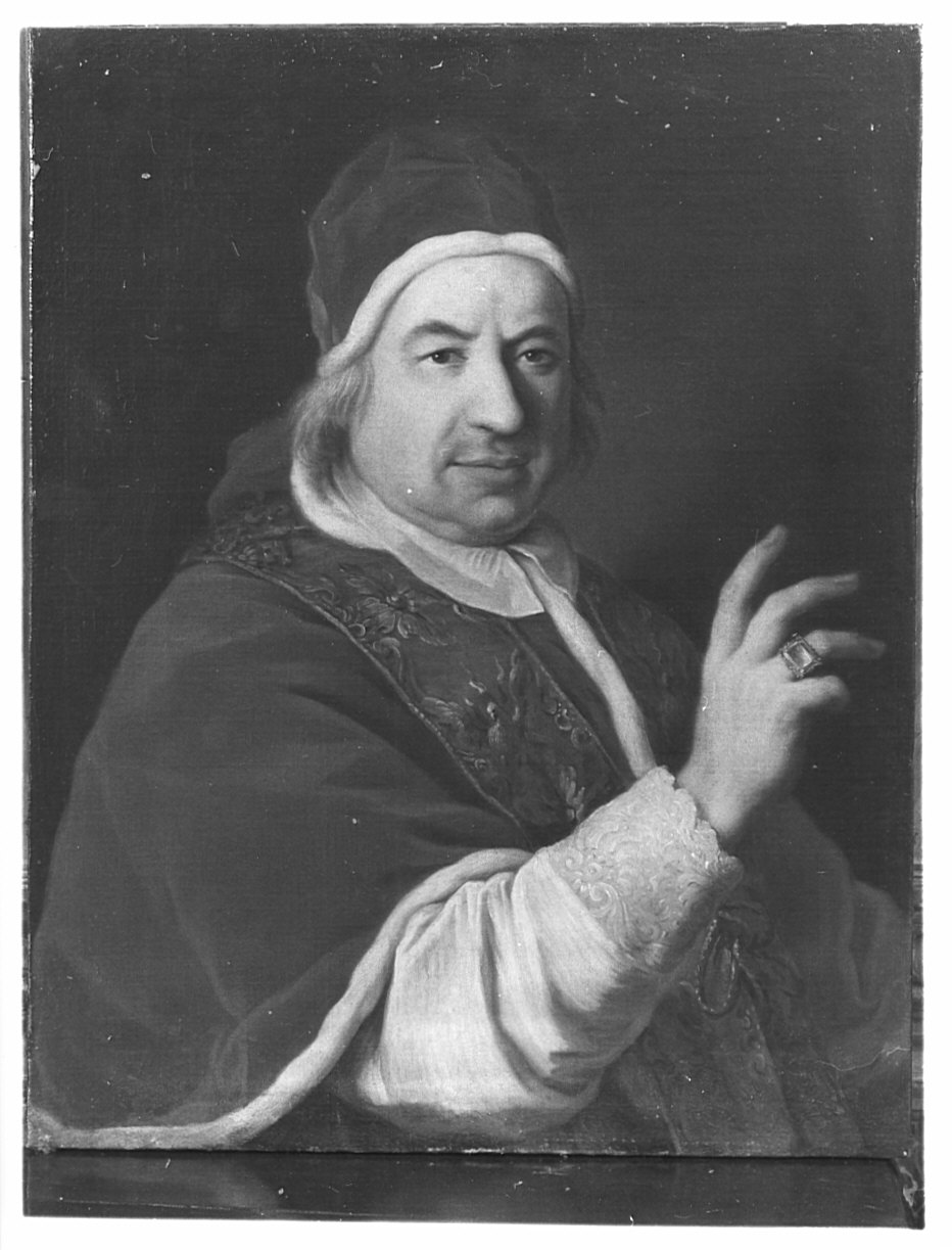 Ritratto di papa Benedetto XIV (dipinto, opera isolata) di Masucci Agostino (attribuito) (secondo quarto sec. XVIII)