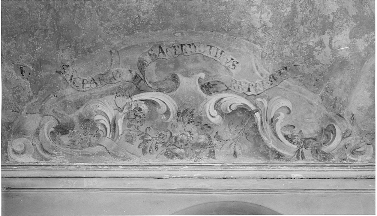 motivi decorativi floreali (dipinto, opera isolata) - ambito italiano (sec. XVIII)