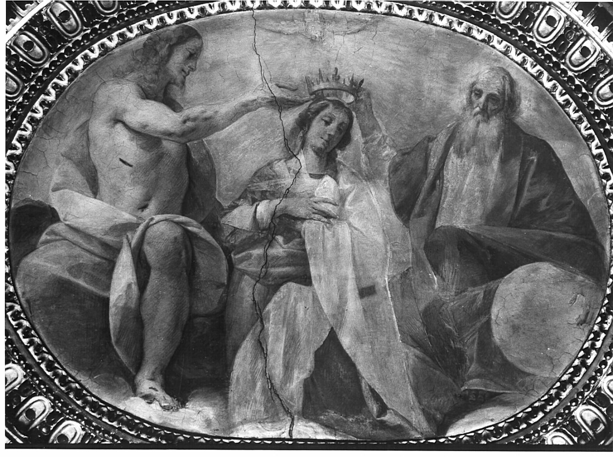 incoronazione di Maria Vergine (dipinto, elemento d'insieme) di Mazzucchelli Pier Francesco detto Morazzone (sec. XVI)