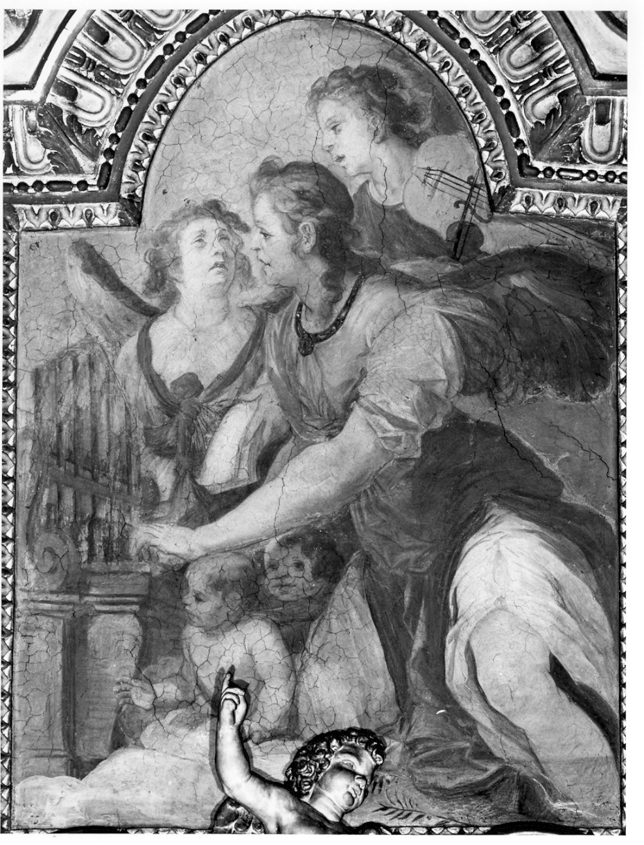 angeli (dipinto, elemento d'insieme) di Mazzucchelli Pier Francesco detto Morazzone (sec. XVI)