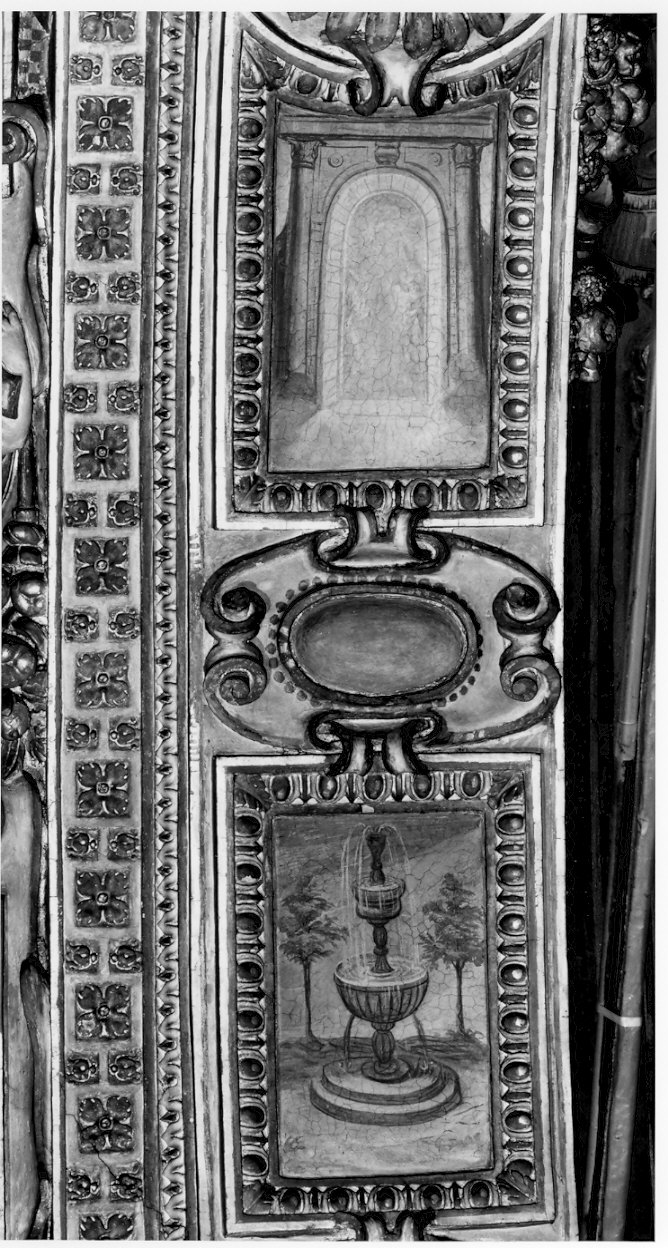 porta/ fonte (dipinto, elemento d'insieme) di Mazzucchelli Pier Francesco detto Morazzone (sec. XVI)