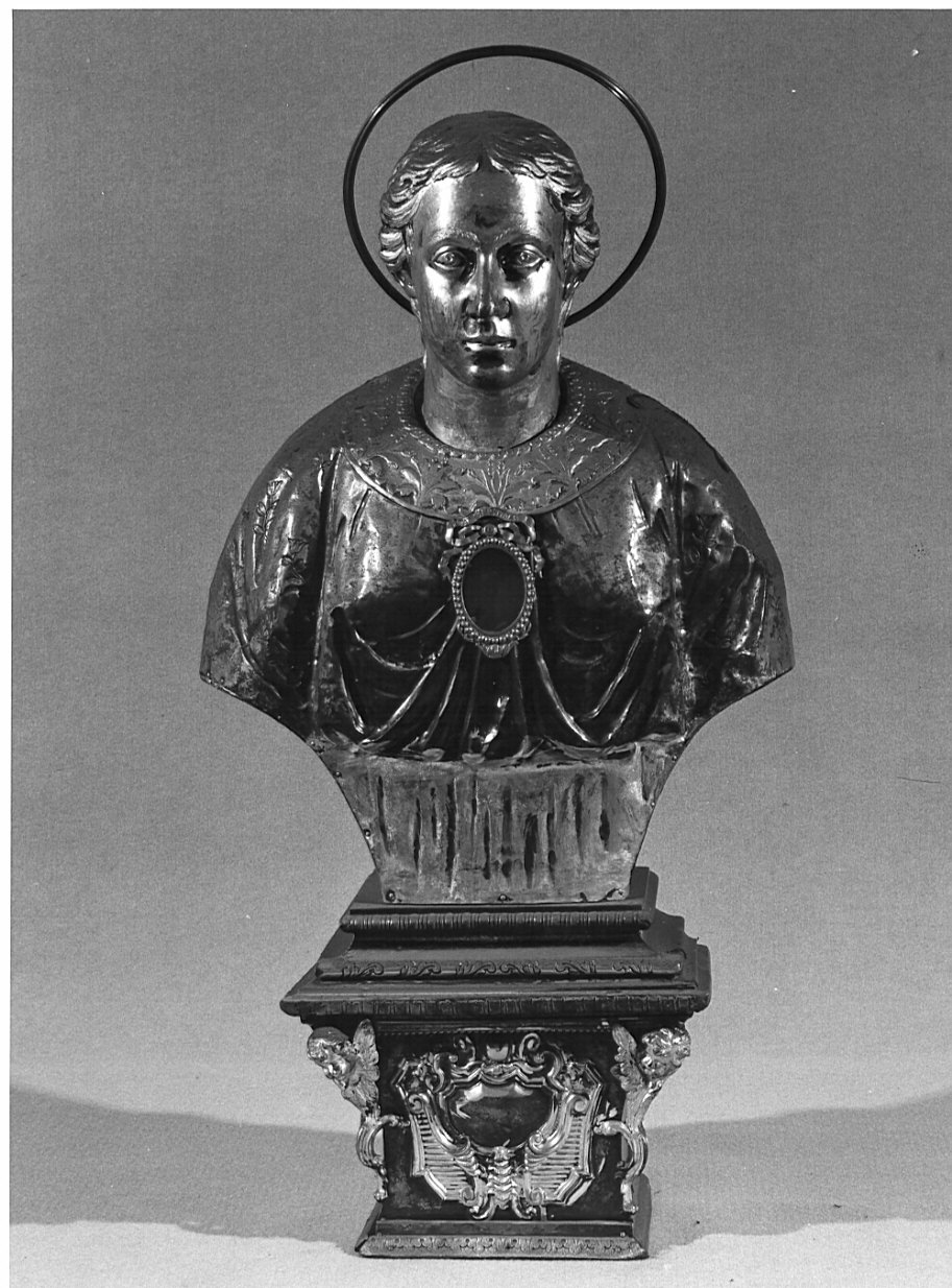 Santa Cristina (reliquiario - a busto, opera isolata) - bottega lombarda (sec. XVII)