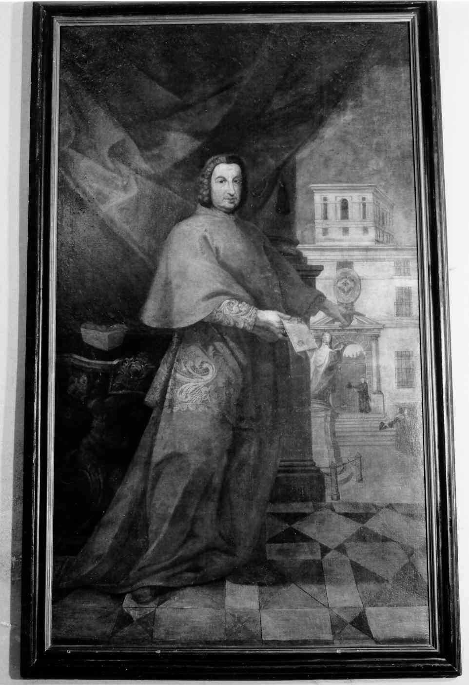 ritratto di prelato (dipinto, opera isolata) - ambito italiano (sec. XVII)